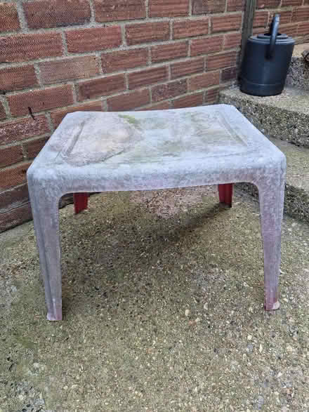 Photo of free Childs plastic table (Earlham NR5) #1