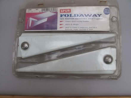 Photo of free Foldaway shelf brackets (Netherton PE3) #1