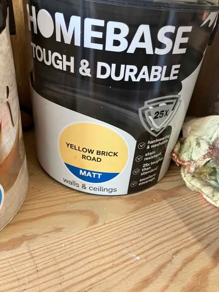 Photo of free Pale yellow matt emulsion 2.5 litres (Cob Lane B29) #1