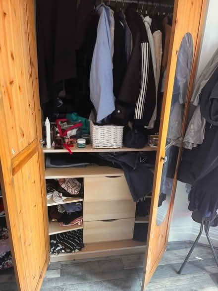 Photo of free Wooden cupboard (Ub60ln) #4