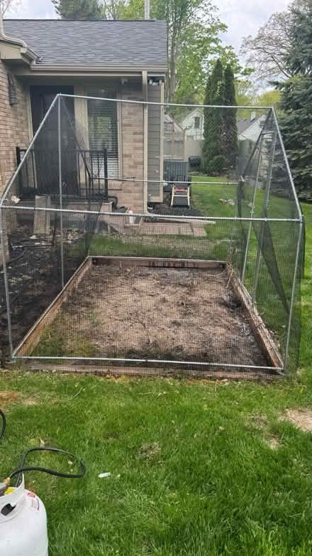 Photo of free Large Metal Chicken/Dog Kennel (East Lansing) #3