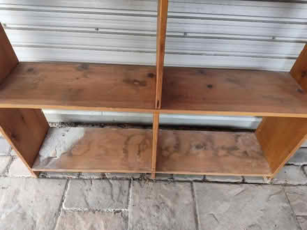 Photo of free Tall solid wood shelf (Old Ottawa south) #2