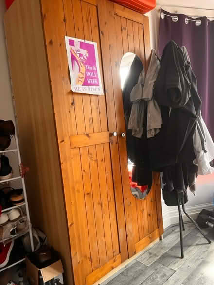 Photo of free Wooden cupboard (Ub60ln) #1
