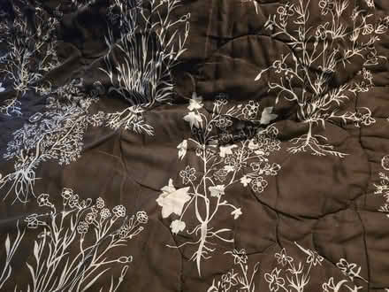 Photo of free Brown Floral Twin Comforter (West 7th) #2