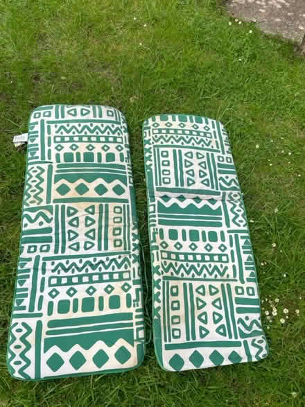 Photo of free Outdoor chair cushions x2 (Monmouth) #1