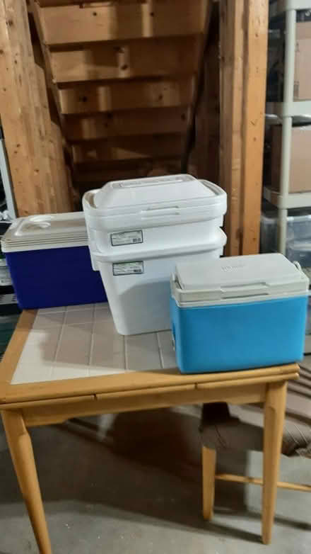 Photo of free Set of 4 picnic coolers (In Naugatuck, Ct.) #1