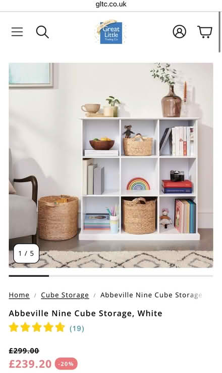 Photo of free 9 cube storage unit from Great Little Trading Company (Clapham Common SW11) #2