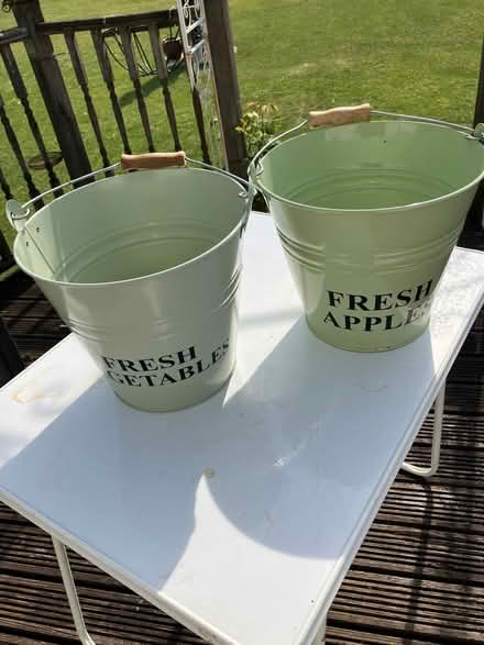 Photo of free Two Metal Buckets (Catchgate Plantation NN12) #1