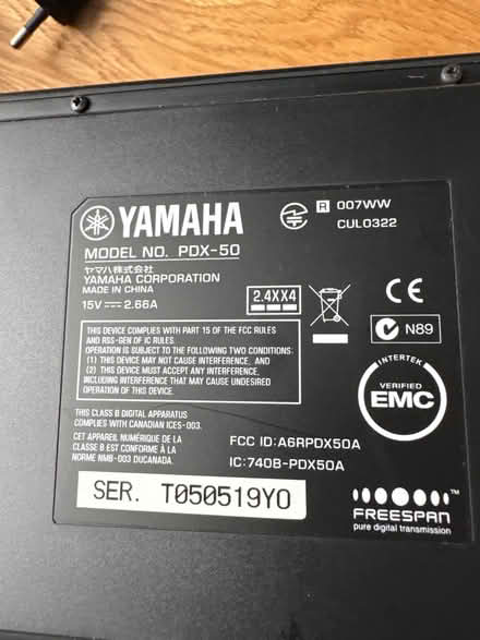Photo of free Yamaha Portable Dock for iPod HG5 (HG5) #3