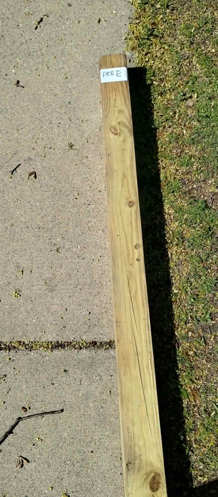 Photo of free Wood block (3.5”x3.5”x56”) (St. Paul (Hamline/Midway)) #1
