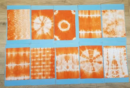 Photo of free Batik pattern workcards (Kettlesing Bottom HG3) #1