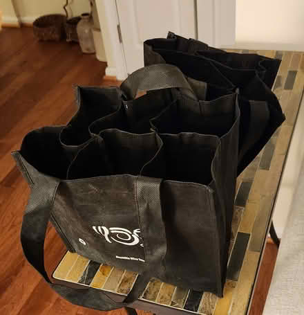 Photo of free Two fabric wine carriers (West Springfield) #1