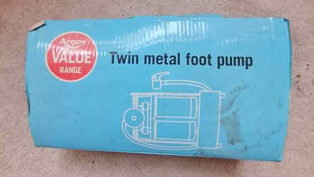 Photo of free Twin metal foot pump (PO19) #2
