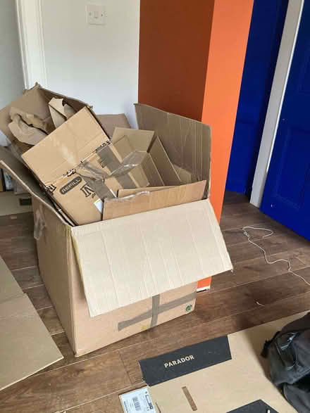 Photo of free Boxes and a small amount of bubble wrap and paper (Lochend EH6) #2