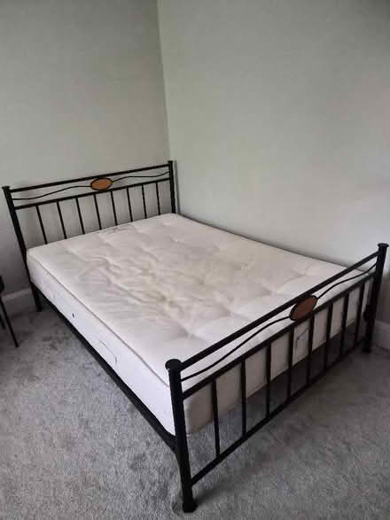 Photo of free Metal double bed frame (Bowdon WA14) #2
