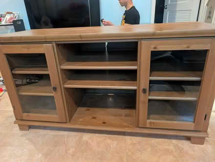Photo of free Old Ikea entertainment center (Winchester, ma) #1