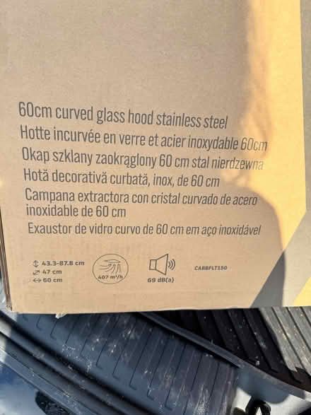Photo of free Brand new kitchen extractor (GU10) #3