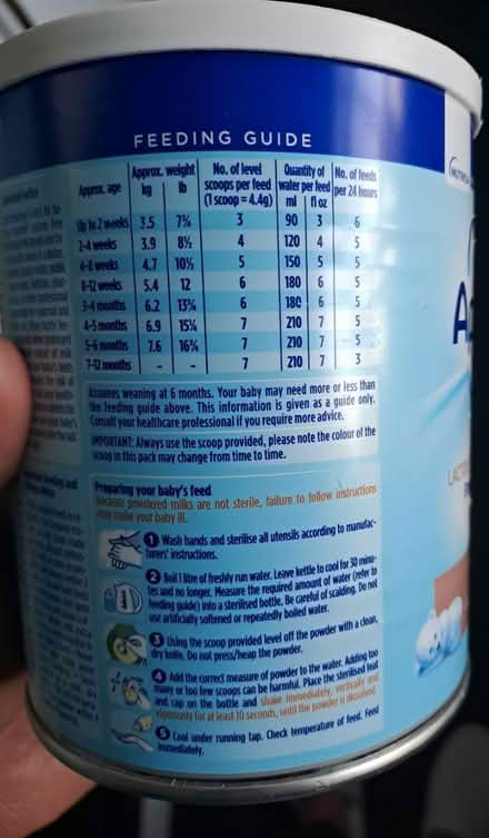 Photo of free Aptamil lactose free infant milk (SW16) #3