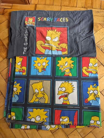 Photo of free The Simpsons Single Duvet Set (Quernmore LA2) #1