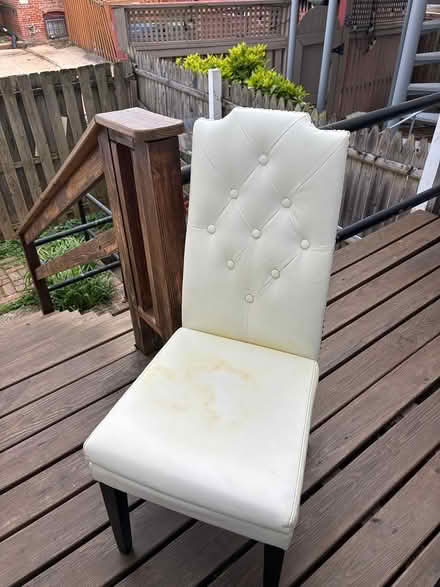 Photo of free 2 chairs with cover (Dupont Circle) #1