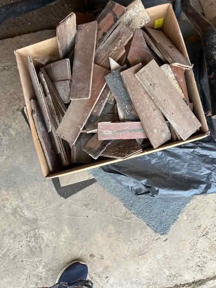Photo of free Parquet floor blocks (Stotfold) #1