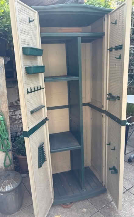 Photo of free Keter self assembly outdoor/garage plastic storage (West Kensington W14) #4