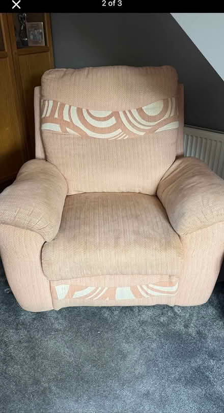 Photo of free Three seater sofa & two arm chairs (SO50) #2