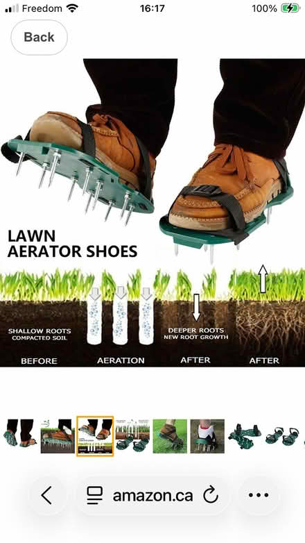 Photo of free Lawn Aerator Shoes (Greenbank/West Hunt Club) #1