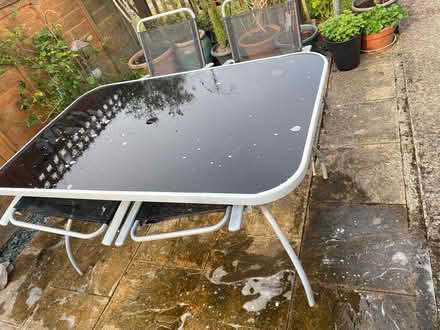 Photo of free Garden table & 4 deckchairs (Berkley) #1