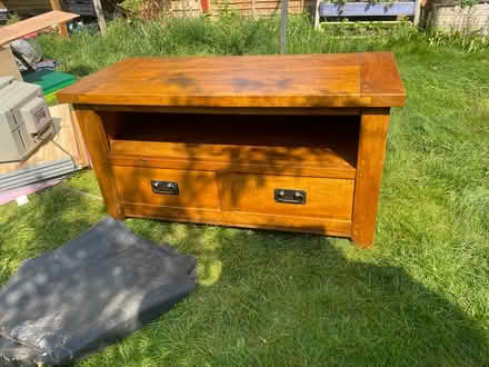 Photo of free Heavy solid wood TV cabinet (Chesham HP5) #1