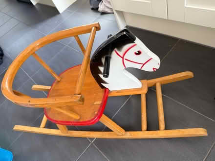 Photo of free Wooden Rocking chair (Old Erleigh / Woodley RG6) #2