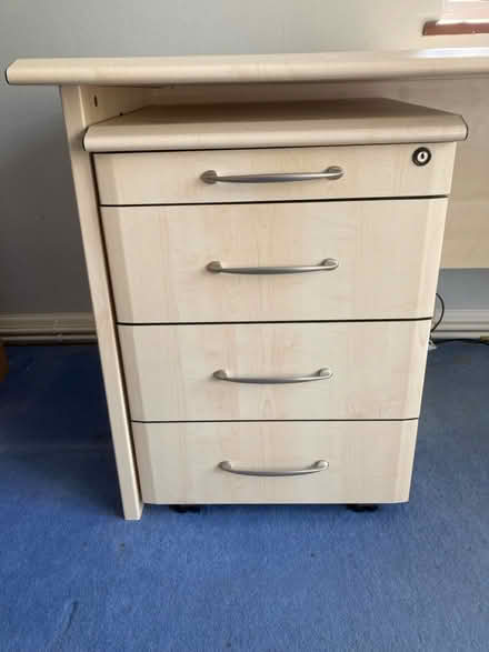 Photo of free Office desk and cabinet (Haywards Heath - Wickham Way) #2