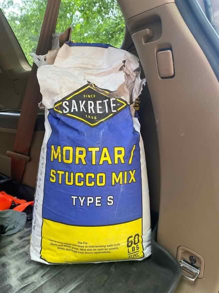 Photo of free Mortar / Stucco mix (Hillsborough) #1