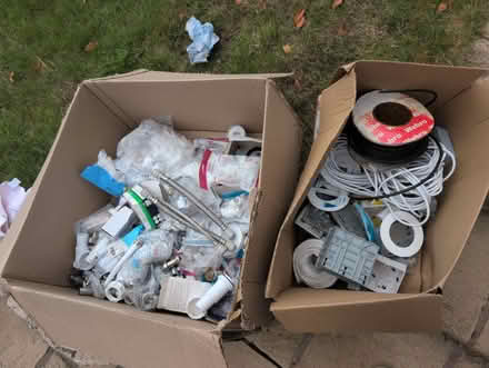 Photo of free Box of plumbing and Electric parts (B73) #1