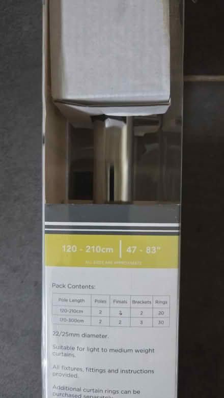 Photo of free Dunelm curtain pole (Solihull B91) #3
