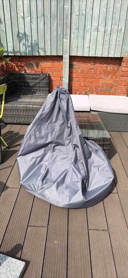 Photo of free Large grey beanbag (BN3) #1