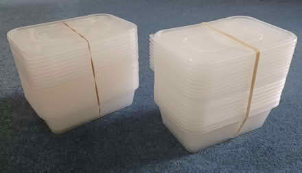 Photo of free Cleaned takeaway containers & lids - 10x Standard + 10x Deep (Primrose LA1) #1
