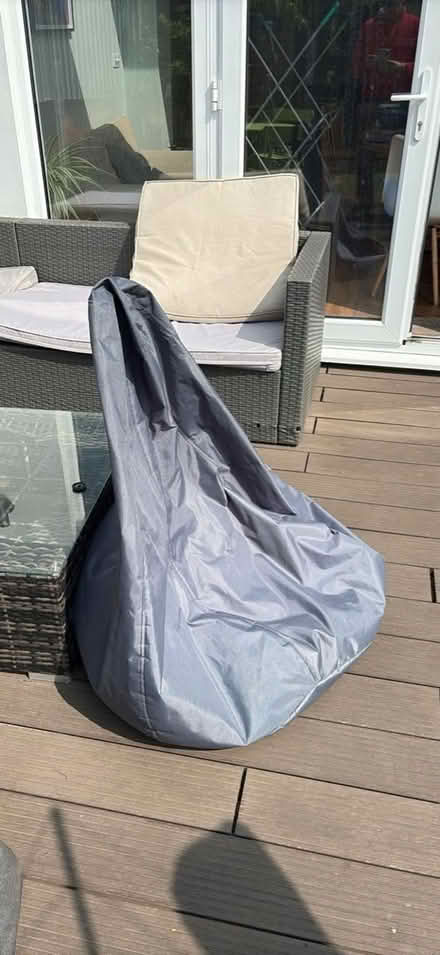 Photo of free Large grey beanbag (BN3) #2