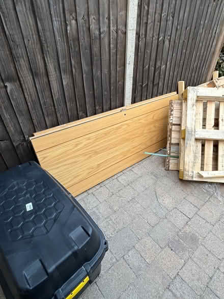 Photo of free Solid wood double rebated door + pallets (Tewin AL6) #4