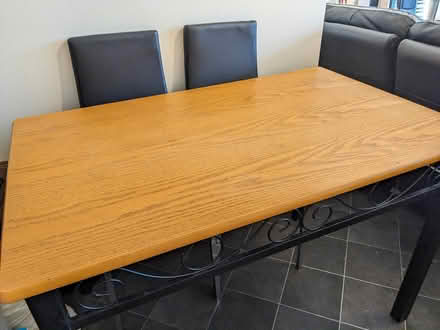 Photo of free Dining table + 4 Chairs (Eltham SE9) #1