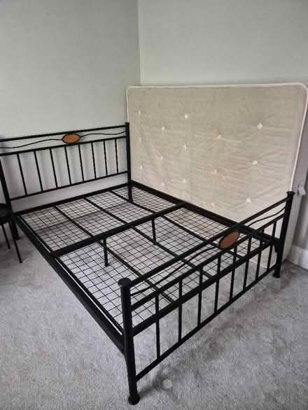 Photo of free Metal double bed frame (Bowdon WA14) #3