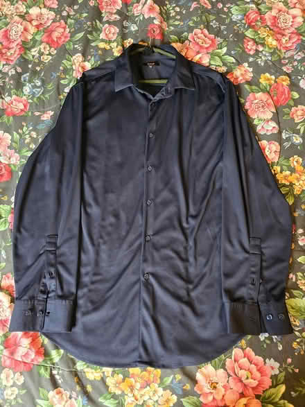 Photo of free Dark Blue Collared Shirt XL (West 7th) #1