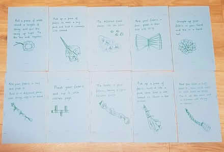 Photo of free Batik pattern workcards (Kettlesing Bottom HG3) #2
