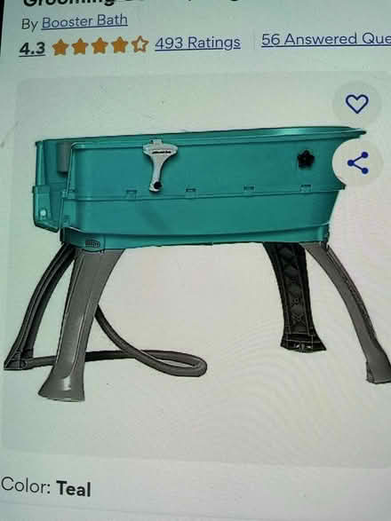 Photo of dog grooming table arm, table , tub (Lutz) #2