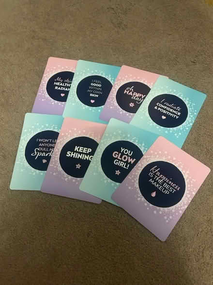 Photo of free 8x positive affirmation cards (Bisley Woking GU24) #1