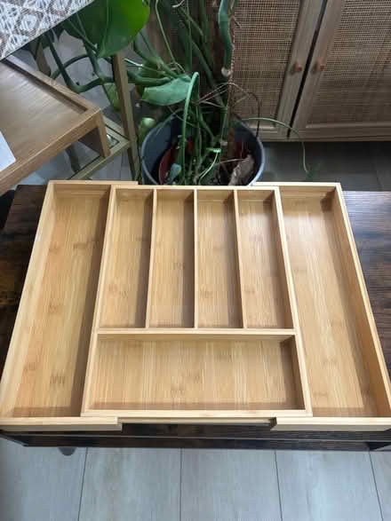 Photo of free Expandable bamboo cutlery draw insert (Bayswater W2) #1