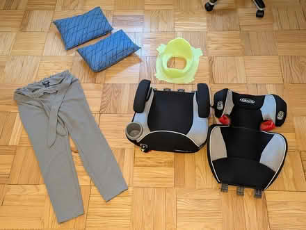 Photo of free Toddler seats, pants and pillows (Woodley Park) #1
