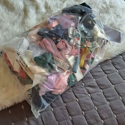 Photo of free Bag of fabric offcuts, scraps, lace, ribbon (Charminster BH8) #2