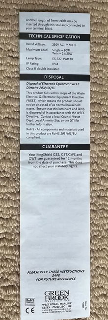 Photo of free Garden lights, 3 pairs, never used (Sutton Wick, Abingdon. OX14) #2
