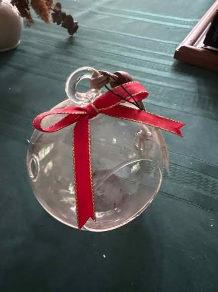 Photo of free Small glass terrarium ornament (Croton-on-Hudson) #1